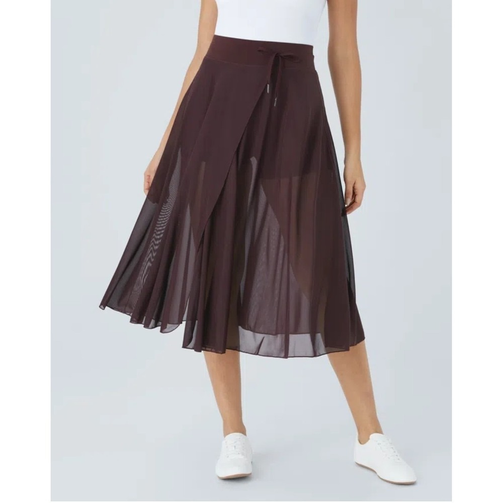 Halara Skirt Women S Purple Mesh Overlay Athletic Skirt Shorts NWT Activewear